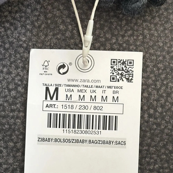 ZARA Kids | Gray | POLKA DOT CROSSBODY BAG - Picture 5 of 6